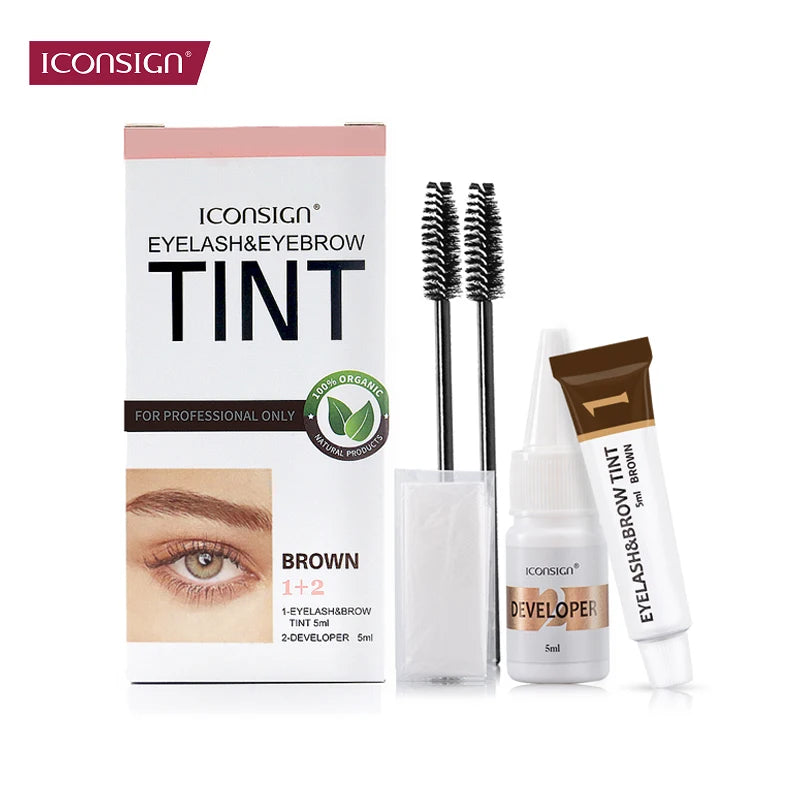 Eyelash Eyebrow Dye Tint Kit Brow Enhancer Mascara