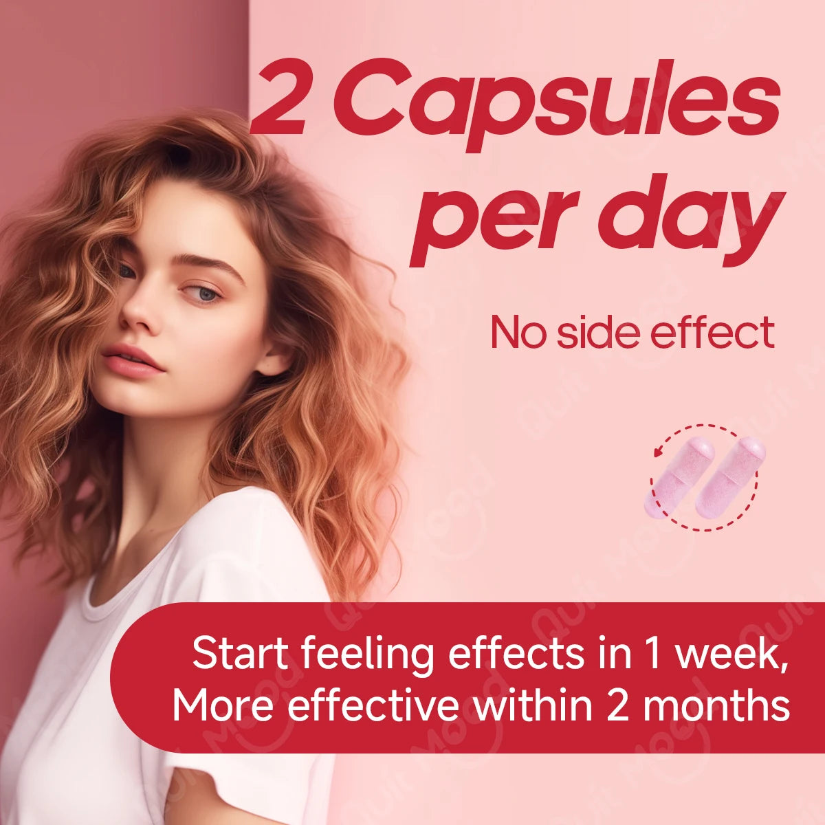 Quitmood Female-Focus-daily Women's complete V- Probiotics - pH Balance, Odor Control, Yeast & Flora